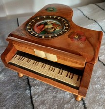 Vintage Piano Shape Wooden