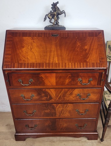 Vintage writing bureau - vintage, desk