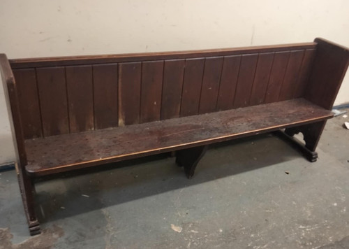 Vintage solid 7ft pine church - vintage,