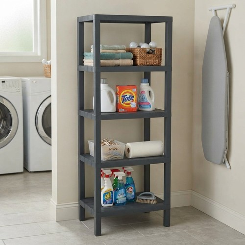 Robust tier shelving unit - 4-tier,