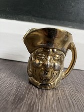 Vintage Brass Toby Jug Small