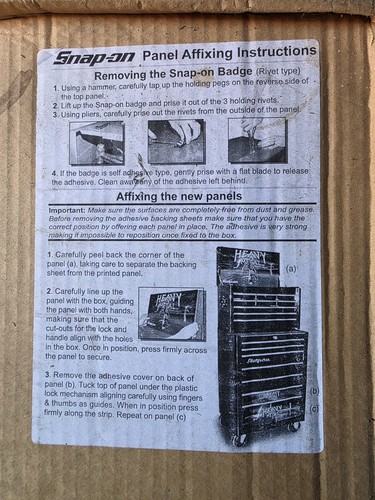 Snapon tool chest graffics - snapon,