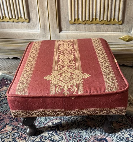 Vintage footstool 1990 - vintage,