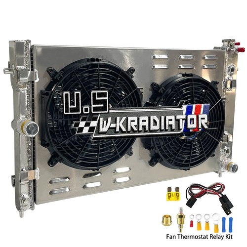 Alum radiator shroud fan - radiator, for