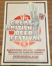 The Great British Beer Festival Poster  21st September to 25th September 