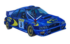 Subaru Impreza Clock - Subaru Rally Car Clocks - Subaru Imprezas A60P