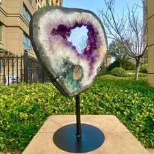 38.69LB Hand cut specimens of natural amethyst cave crystalline quartz crystals