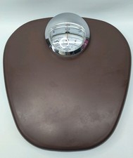 Krups Vintage Retro Bathroom Scales  Made In Ireland 1970's Retro Brown