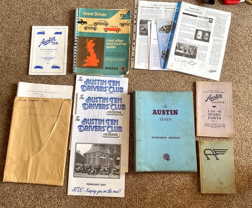 Austin seven workshop manual - austin,