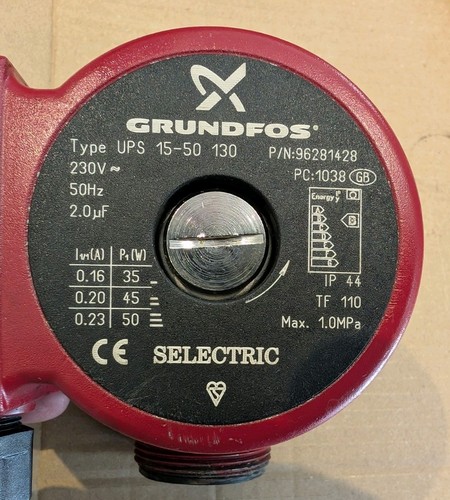 Grundfos type ups 130 - 15-50,