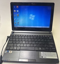 Gateway LT4008u Black Slim Compact Laptop Intel Atom N2600 10.1" LED LCD -Works!