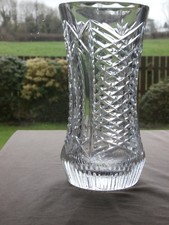 Heavy  Tyrone Crystal  9" Tall