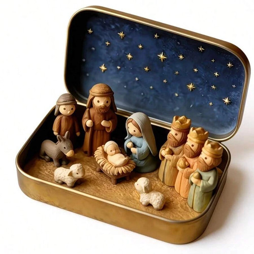 Mini christmas nativity - mini,