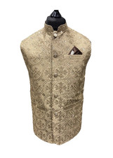 Mens gents party Wedding Waistcoat Nehru jacket Masuri sequence Indian