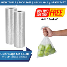 500 Clear HD Polythene Bags On