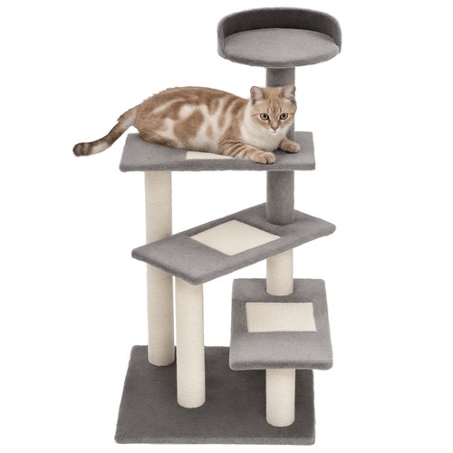 Pawhut cat tree 100cm - cat,