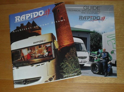 Rapido motorhome brochure 2004 - rapido,