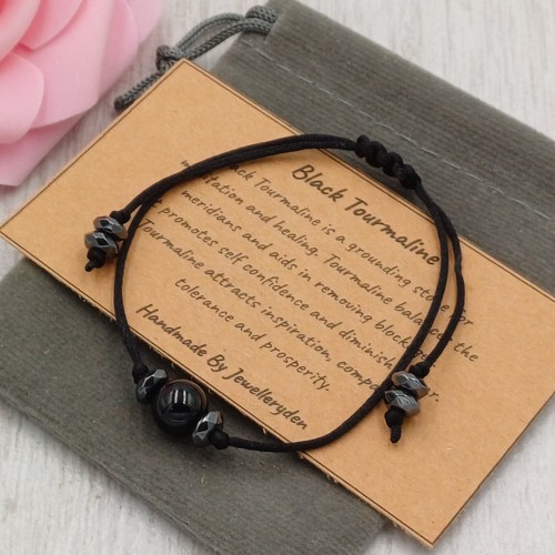 Black tourmaline hematite - tourmaline,
