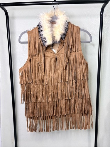 Nwt miss vintage brown faux - brown,