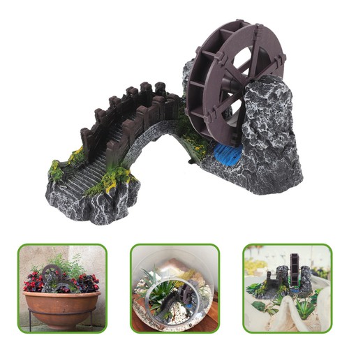 Water wheel model aquarium - wheel,