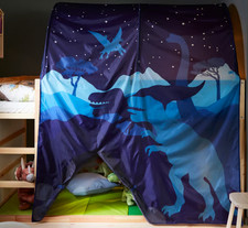 IKEA Kura Dinosaur Bed Canopy