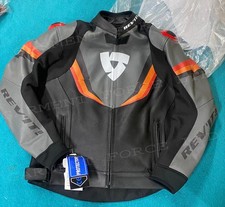 Revit Leather Motorcycle Jacket Men’s Cowhide Racing Biker CE Armor Riding Gear