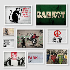 Banksy Wall Art Poster Print