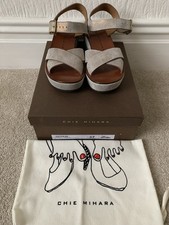 Chie Mihara Cyprus Bronce Sandals New In Box Size 4