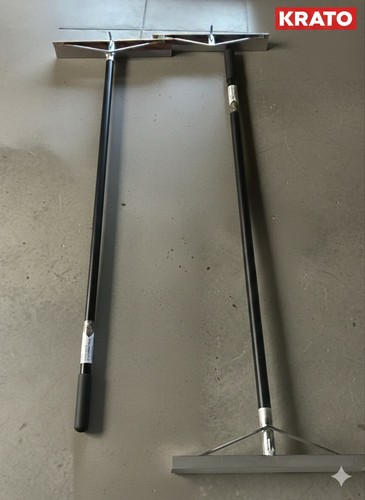 Aluminium concrete placer rake - placer,