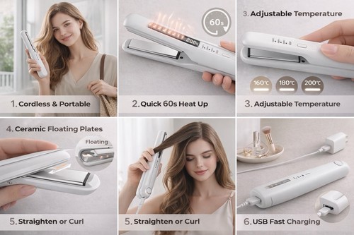Cordless hair straighteners - hair,