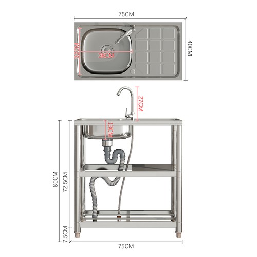 Commercial kitchen sink - commercial,