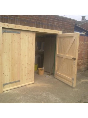 Wooden garage doors - wooden,