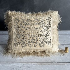 19th Century Georgian Silk Layette Pincushion English Birth Pillow Circa 1820 AF