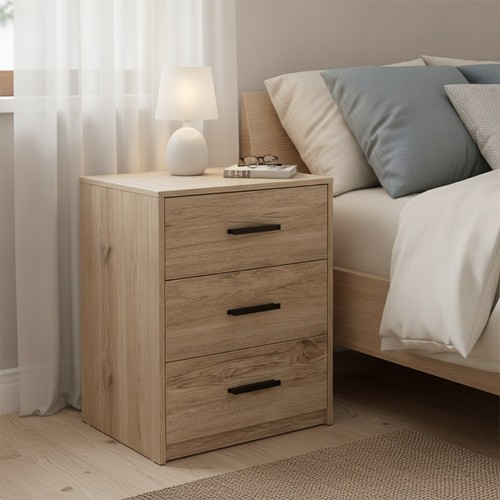 Oak wood bedroom cabinet - oak,
