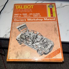 Talbot Samba Haynes Workshop