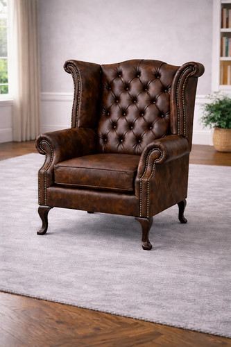 Antique chesterfield wingback - chesterfield,