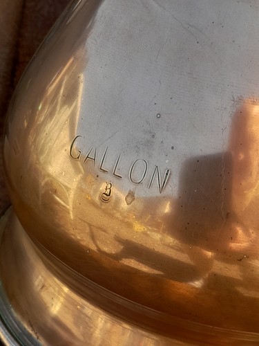 Antique copper gallon - copper, 1