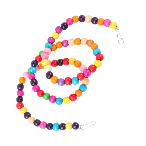 Wood beads bird toy parrot - wood,