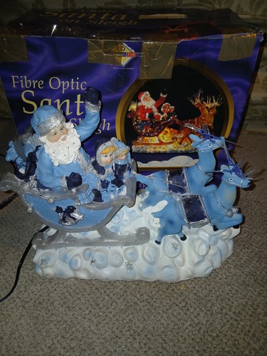 Fibre optic santa - fibre, sleigh