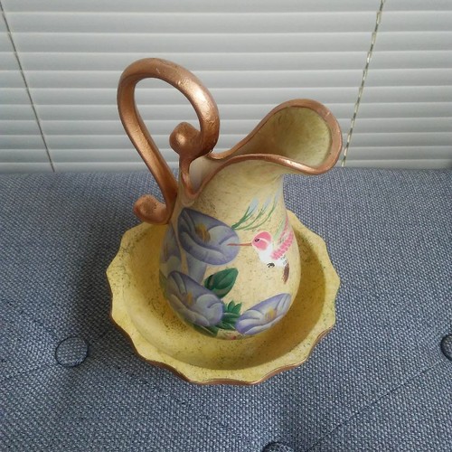 Decorative jug basin ceramic - decorative,