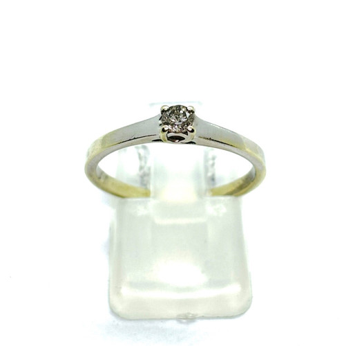 9ct white gold diamond - gold,