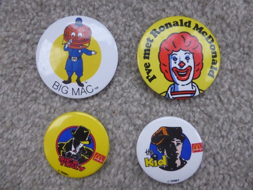 Mcdonalds badges big - mcdonalds, the