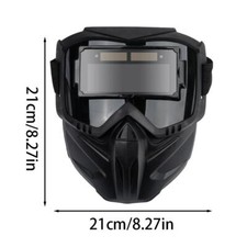 Darkening Welding Mask Helmet Mask Solar Grinding Color Powered View U7M4 G8D6