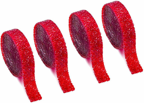 Rolls red resin rhinestone - 4,