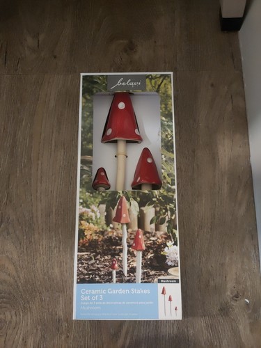 Ceramic toadstools garden - toadstools,