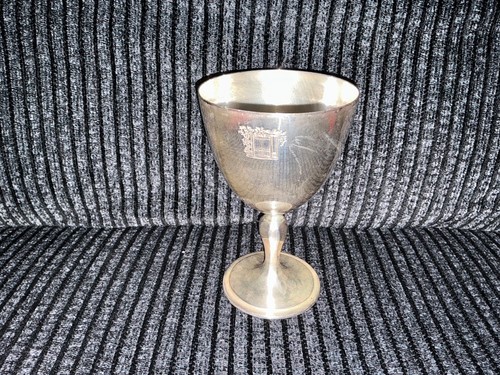 Silver goblet some marks - goblet, under