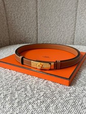 Hermes Kelly 18 Belt Gold