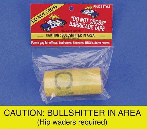 Bullshitter area crime - in,