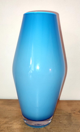 Vintage blue cased - vintage, glass