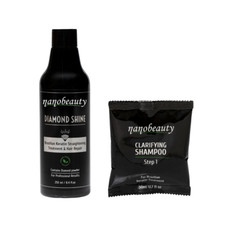 Keratin Treatment Kit - Brazilian Blow Dry Hair Straightening 250ml + Shampoo